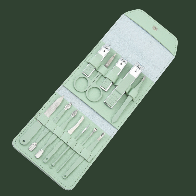 Set de 12 foarfece de tăiat unghii Clești pentru piele moartă Clești pentru tăierea unghiilor Cuțit pentru pedichiură Instrument de manichiură pentru unghii