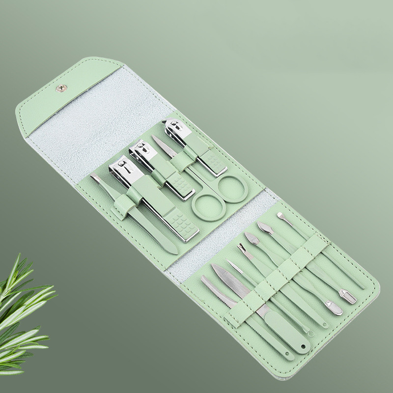 Set de 12 foarfece de tăiat unghii Clești pentru piele moartă Clești pentru tăierea unghiilor Cuțit pentru pedichiură Instrument de manichiură pentru unghii