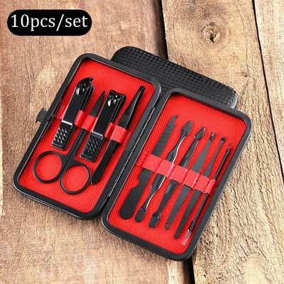 Set foarfece pentru unghii Dispozitive de tuns unghii din oțel inoxidabil Dispozitive de tuns unghii Pedichiură Frumusețe Manichiură Instrument de uz casnic Instrument de pedichiură