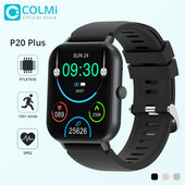 COLMI P20 Plus 2023 okosóra 1,83 hüvelykes Bluetooth hívó 100+ sportmodellek pulzusszám alvásmérő okosóra férfiaknak női