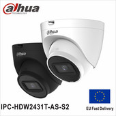 Cameră IP Dahua Originală IPC-HDW2431T-AS-S2 4MP HD POE Slot pentru card SD MiC încorporat H.265 IP67 30M IR Starlight Dome Camera