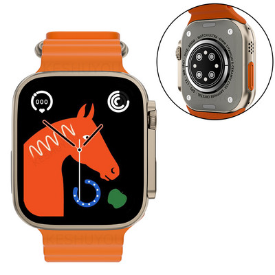 S8 Ultra Max Smartwatch Series 8 Odgovor na poziv 1:1 49mm Veličina 2.08" Zaslon NFC Sports Bežično punjenje Muški Pametni sat Žene 2023