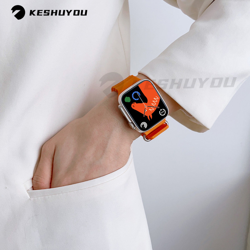 S8 Ultra Max Smartwatch Series 8 Răspuns la apel 1:1 49mm Dimensiune 2,08" Ecran NFC Sport Încărcare fără fir Bărbați Ceas inteligent Femei 2023