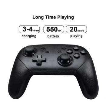 Ασύρματο gamepad Bluetooth για χειριστήριο Nintend Switch Pro Joystick για Switch κονσόλα παιχνιδιών με λαβή 6 αξόνων