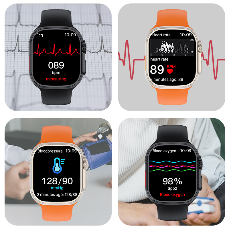 Έξυπνο ρολόι NFC για άνδρες γυναίκες 2.02 Πλήρης οθόνη αφής αδιάβροχα αθλητικά ρολόγια γυμναστικής Bluetooth Call Reloj Hombre Man Smartwatch