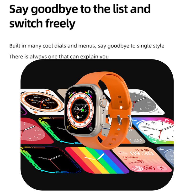 Έξυπνο ρολόι NFC για άνδρες γυναίκες 2.02 Πλήρης οθόνη αφής αδιάβροχα αθλητικά ρολόγια γυμναστικής Bluetooth Call Reloj Hombre Man Smartwatch