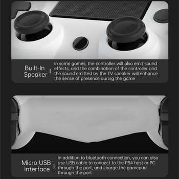 Безжични геймпади за PS4 Контролер Джойстик за PS3 Игрова конзола PC Геймпад за PS4 Дистанционно управление Steam