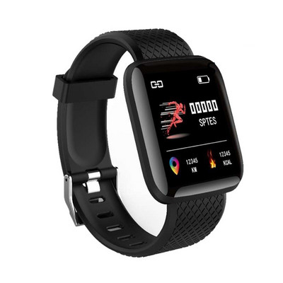 116Plus intelligens karkötő sport karkötő D13 színes képernyő karkötő sport lépésszámláló Bluetooth emlékeztető pulzusszám Vérnyomás