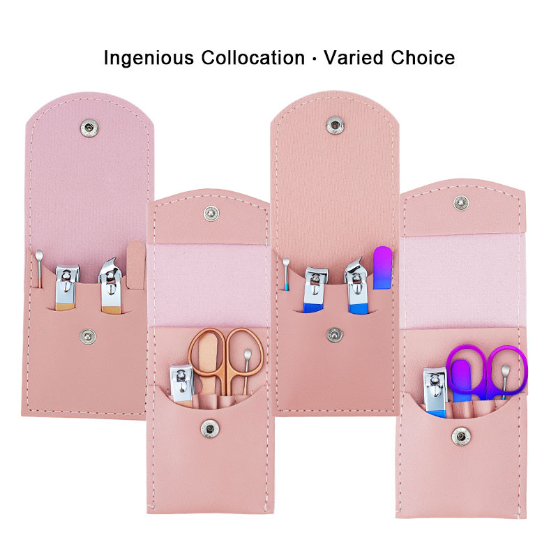 Clou Beaute Professional Nail Art Cutter Cutter Set de instrumente 4p/18p/set Manichiură Clipper Cuticule Foarfece Oțel inoxidabil Pedichiură