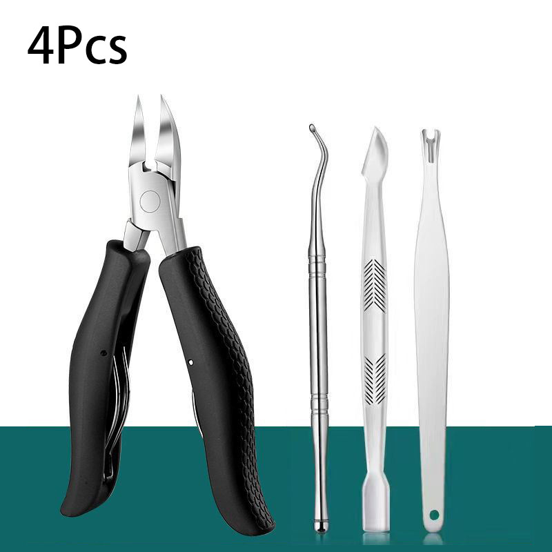 Kojų pirštų nagų kirpimo žirklės Nagų koregavimo žnyplės kirpimo žirklės Negyvos odos nešvarumų šalinimo priemonė pedikiūro priežiūros priemonė 1/4/7/10/12/14 vnt / rinkinys