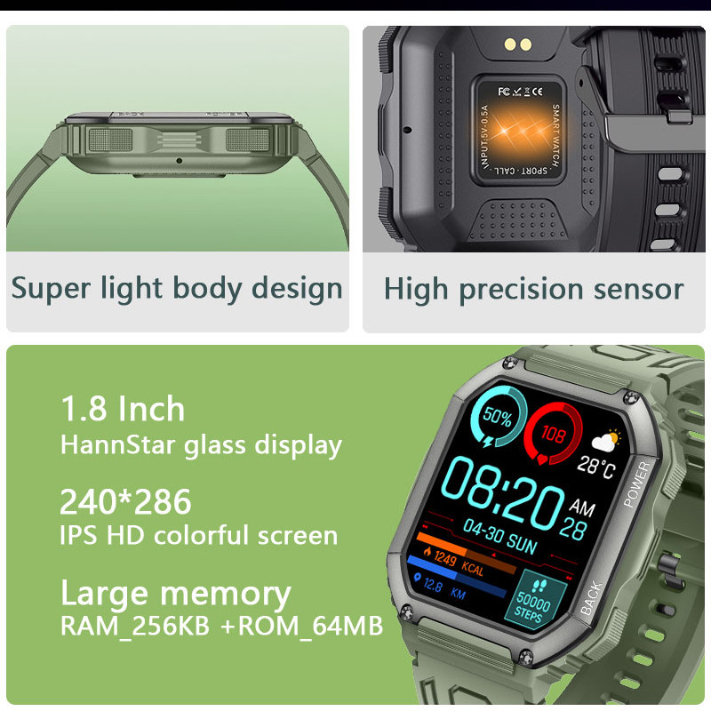 2022. aasta uus Bluetoothi kõne Nutikell meeste multifunktsionaalne spordirežiim Fitness Tracker GPS Liikumisrada Kohandatud numbriga meeste nutikell