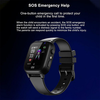 Παιδικό 4G Έξυπνο ρολόι 400 mAh SOS Τοποθεσία GPS Κλήση βίντεο Κάρτα Sim WiFi για παιδιά SmartWatch Κάμερα Αδιάβροχο ρολόι