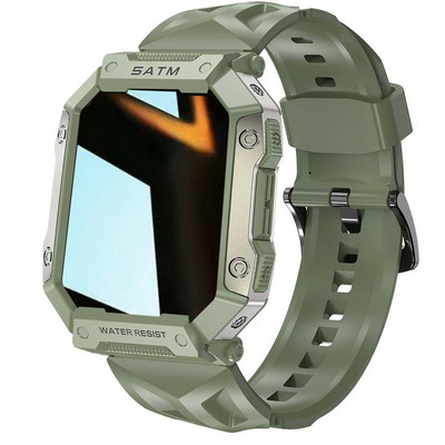 Smartwatch SENBONO Full Touch για Android Xiaomi Αδιάβροχο Έξυπνο Ρολόι Ανδρικό Στρατιωτικό Oxygen Fitness ρολόι 5 Atm