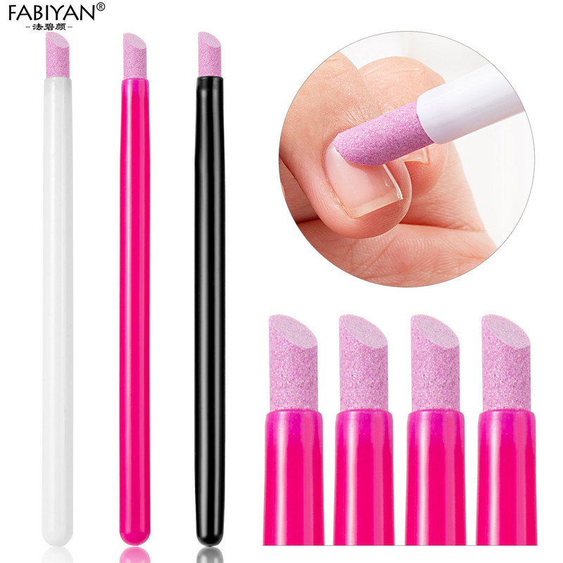 Pix de slefuit Cuarț Dead Skin Remover Pile de unghii Stick de lustruit 5buc