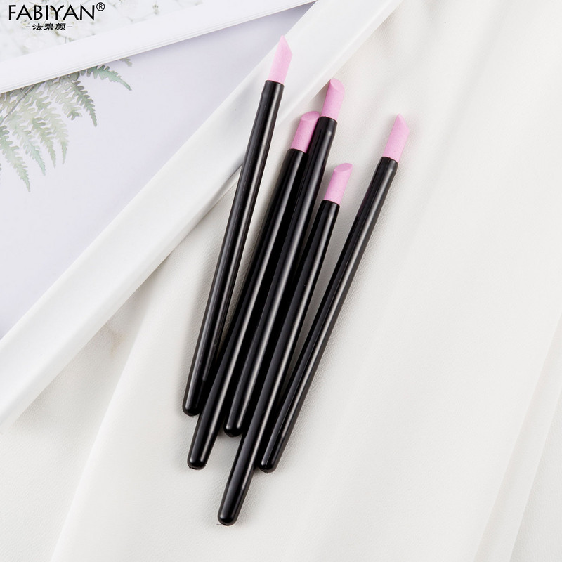 Pix de slefuit Cuarț Dead Skin Remover Pile de unghii Stick de lustruit 5buc