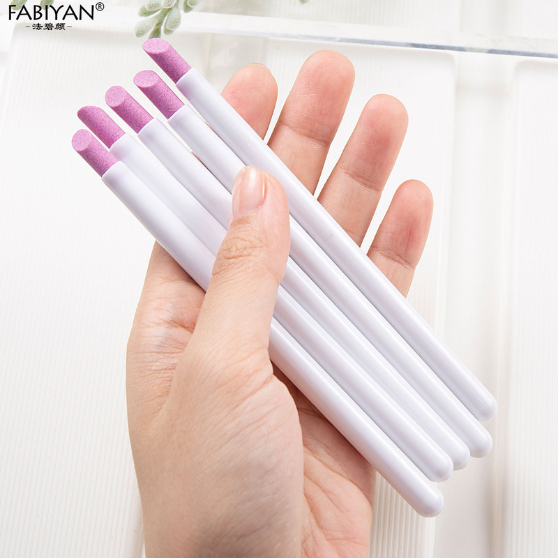 Pix de slefuit Cuarț Dead Skin Remover Pile de unghii Stick de lustruit 5buc