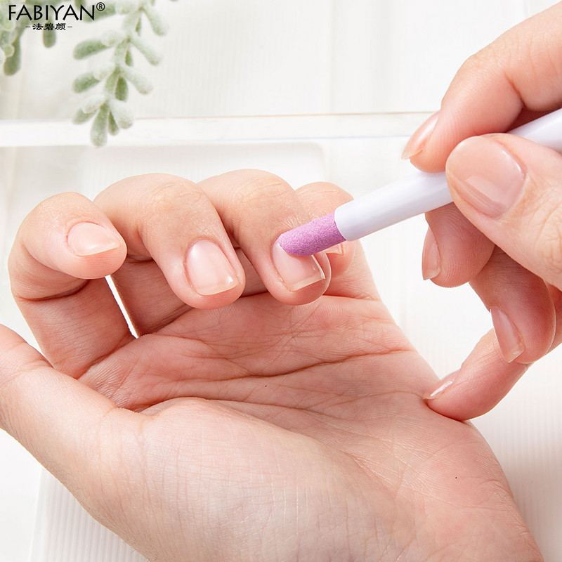 Pix de slefuit Cuarț Dead Skin Remover Pile de unghii Stick de lustruit 5buc