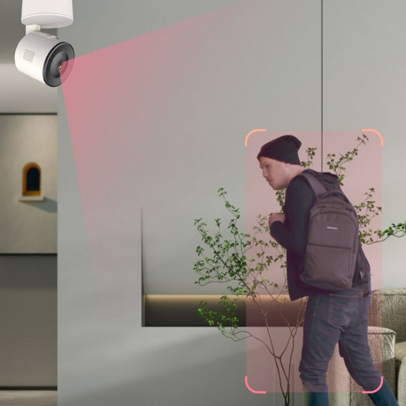 Tuya Smart WiFi 3MP IP kamera 1080P Sigurnost Automatsko praćenje Detekcija pokreta Glasovni interkom Indoor Baby Monitor Sigurnost