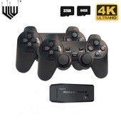 Consola de jocuri video 32GB 64GB Jocuri încorporate Consolă de jocuri portabilă Controler fără fir Game Stick pentru PS1 GBA MAME GB MD