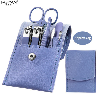 Set de 7/10/15/18 buc. Set de tăietoare de unghii, manichiură, pedichiură, din oțel inoxidabil, foarfece, pensete, lingură pentru urechi, set de instrumente pentru îndepărtarea pielii moarte