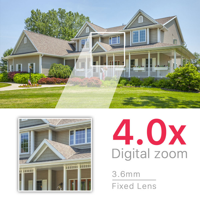 ANRAN 1080P WIFI IP E27 Žarulja Kamera Sigurnosni nadzor 360° Automatsko praćenje Noćni vid u boji PTZ Vanjski bežični