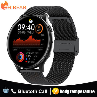 ChiBear 2023 Nou Bluetooth Call Smart Watch Bărbați Femei detecție Meteo Sport Rezistent la apă Temperatură corporală smartwatch Lady + Box