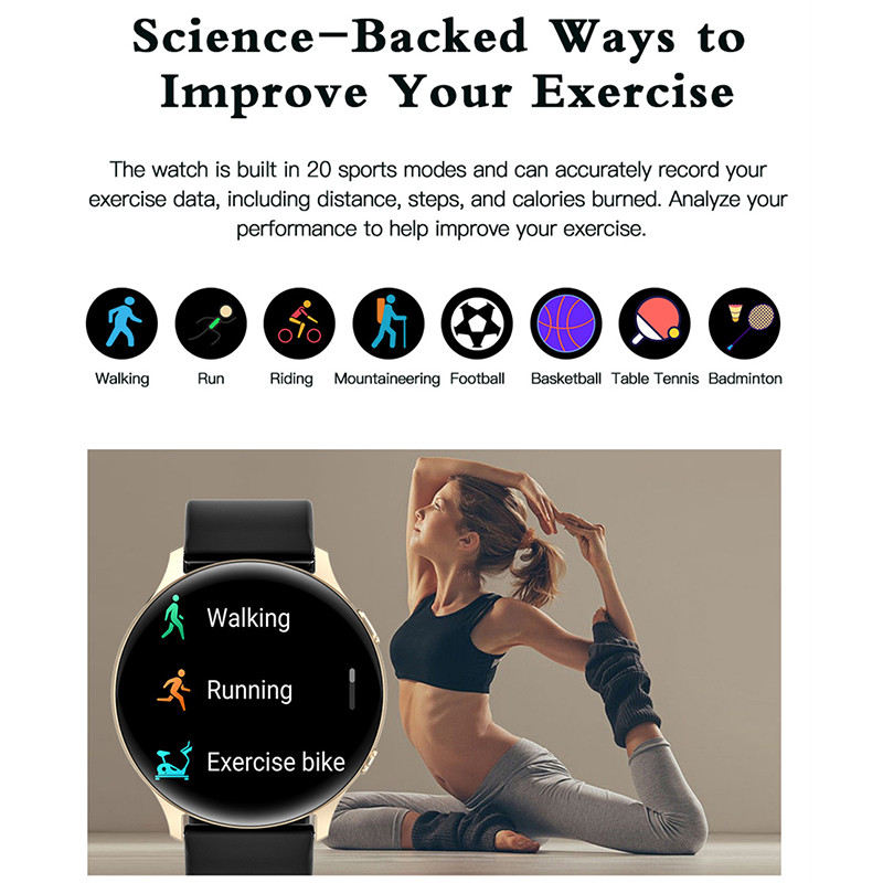 ChiBear 2023 Nou Bluetooth Call Smart Watch Bărbați Femei detecție Meteo Sport Rezistent la apă Temperatură corporală smartwatch Lady + Box