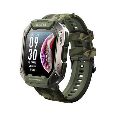 2022 új Full Touch Smart Watch Android Xiaomi Vérnyomás Oxigén Fitness óra 5 Atm vízálló Smart Watch Férfi Katonai