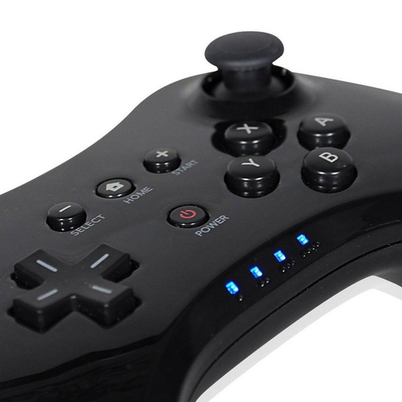Controler wireless Classic Pro Joystick Gamepad pentru Nintend wii U Pro cu cablu USB Controler wireless
