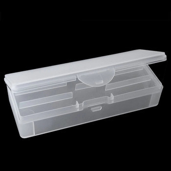 Двуслойни инструменти за ноктопластика Кутия за съхранение Пинсети Ножици Четки за нокти Химикалки Полиращи буферни пили за нокти Правоъгълна кутия за съхранение