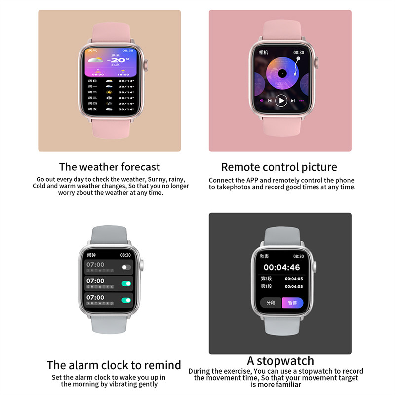 ChiBear Ceas inteligent pentru femei Lady, Ecran mare de 1,85 inci, IP67, rezistent la apă, Fitness Tracker, Ceas inteligent pentru bărbați, femei, 2023 NOU