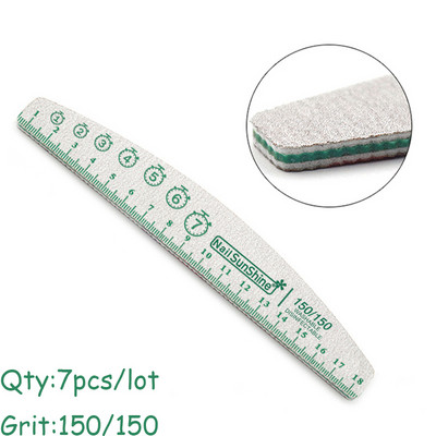 7 buc/lot pile de unghii 80 100 150 180 240 320 pile tampon de șlefuit pentru pedichiură șmirghel puternic Accesorii profesionale pentru unghii
