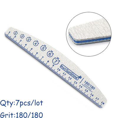 7 buc/lot pile de unghii 80 100 150 180 240 320 pile tampon de șlefuit pentru pedichiură șmirghel puternic Accesorii profesionale pentru unghii
