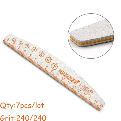 7 buc/lot pile de unghii 80 100 150 180 240 320 pile tampon de șlefuit pentru pedichiură șmirghel puternic Accesorii profesionale pentru unghii