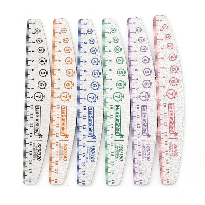 7 buc/lot pile de unghii 80 100 150 180 240 320 pile tampon de șlefuit pentru pedichiură șmirghel puternic Accesorii profesionale pentru unghii