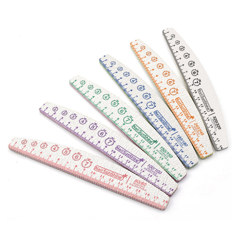 7 buc/lot pile de unghii 80 100 150 180 240 320 pile tampon de șlefuit pentru pedichiură șmirghel puternic Accesorii profesionale pentru unghii