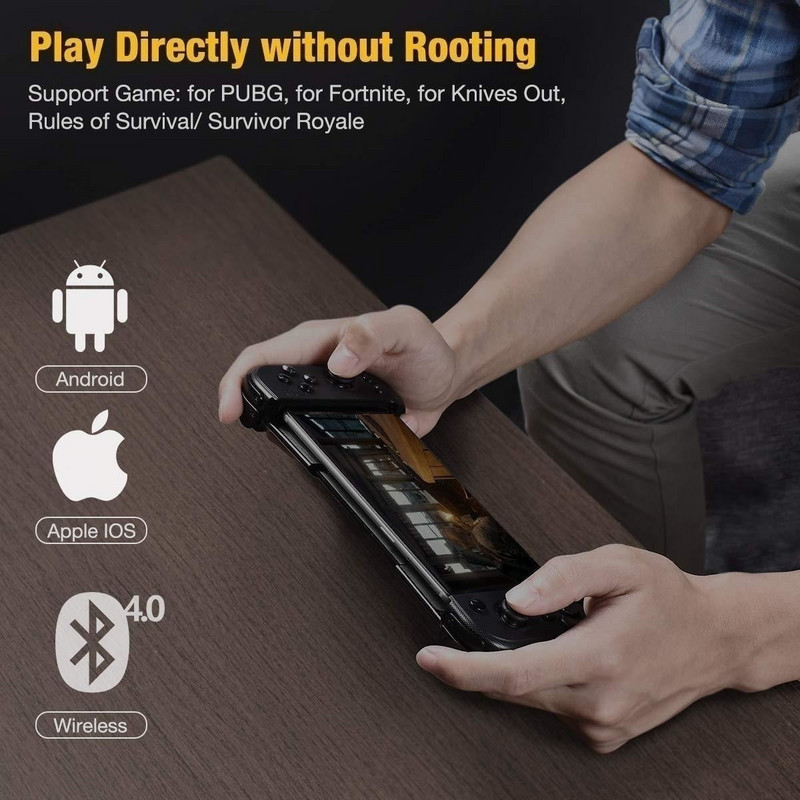 Joystick Bluetooth îmbunătățit 7007F Gamepad wireless pentru controler de joc pentru telefoane mobile Tabletă cu telefon Livrare gratuită