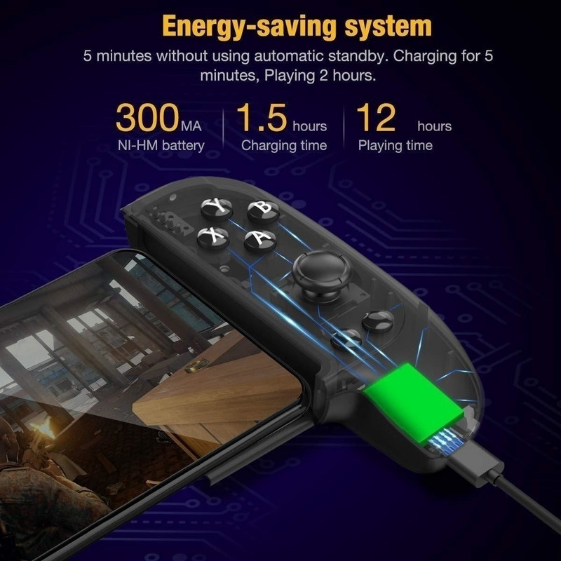 Joystick Bluetooth îmbunătățit 7007F Gamepad wireless pentru controler de joc pentru telefoane mobile Tabletă cu telefon Livrare gratuită