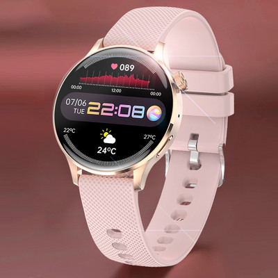 2022 Nou ceas inteligent NFC Femei Bărbați Frecvență cardiacă Cadran personalizat 1,19 inci 320*320 HD Afișare Bluetooth Call Smartwatch pentru Android IOS