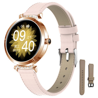 Ceas inteligent impermeabil IP68 Bratara minunata pentru femei Monitor ritm cardiac Monitorizare somn Smartwatch doamnelor Connect IOS Android + Cadou