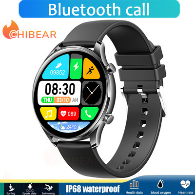 Pametni sat s Bluetooth pozivima, muški 24-h zdravstveni monitor, prilagođeni brojčanik, 70+ sportskih načina rada, vodootporan pametni sat za žene GTR 3 pametni sat