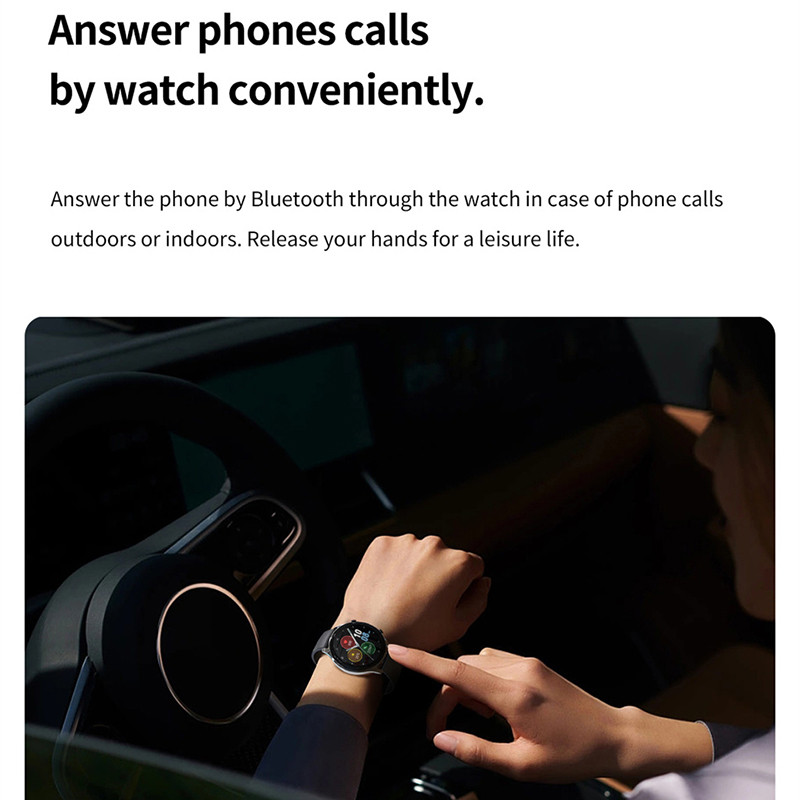 Pametni sat s Bluetooth pozivima, muški 24-h zdravstveni monitor, prilagođeni brojčanik, 70+ sportskih načina rada, vodootporan pametni sat za žene GTR 3 pametni sat