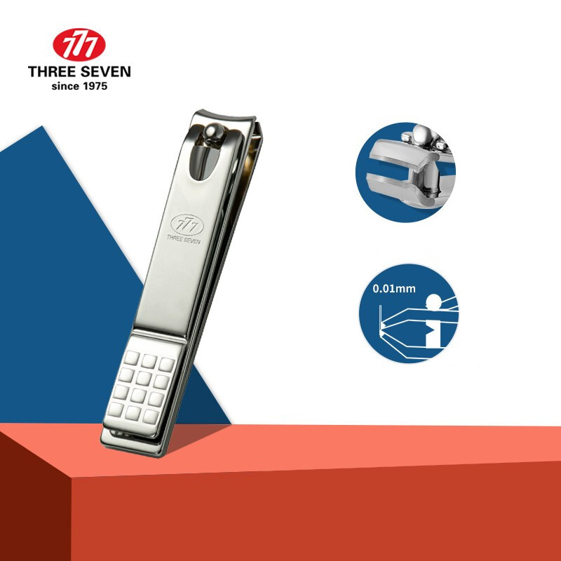 THREE SEVEN/777 Set de manichiură portabil Kit de pedichiură Kit de cutie de călătorie Dispozitive de tăiat unghii Dispozitive de tăiat unghii 7 în 1 Cadou rafinat