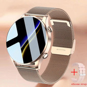 2022 Novi Bluetooth poziv Ženski pametni sat Muški Vodootporni monitor otkucaja srca Pametna narukvica 390*390 HD zaslon Ženski pametni sat