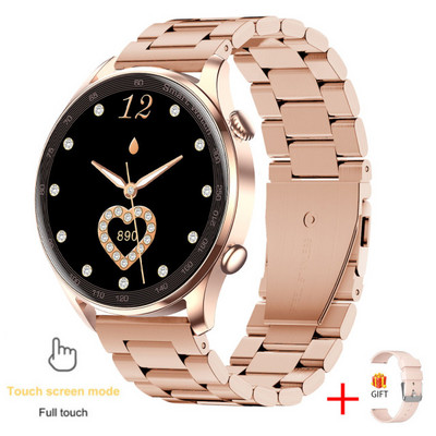 2022 Novi Bluetooth poziv Ženski pametni sat Muški Vodootporni monitor otkucaja srca Pametna narukvica 390*390 HD zaslon Ženski pametni sat