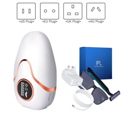 [ZS] High Energy 999.999 Flashes Home Laser Αποτρίχωση με Σημείο Πήξης Φορητό LED, ανώδυνο, μόνιμη αποτρίχωση σώματος IPL