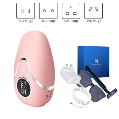 [ZS] High Energy 999.999 Flashes Home Laser Αποτρίχωση με Σημείο Πήξης Φορητό LED, ανώδυνο, μόνιμη αποτρίχωση σώματος IPL