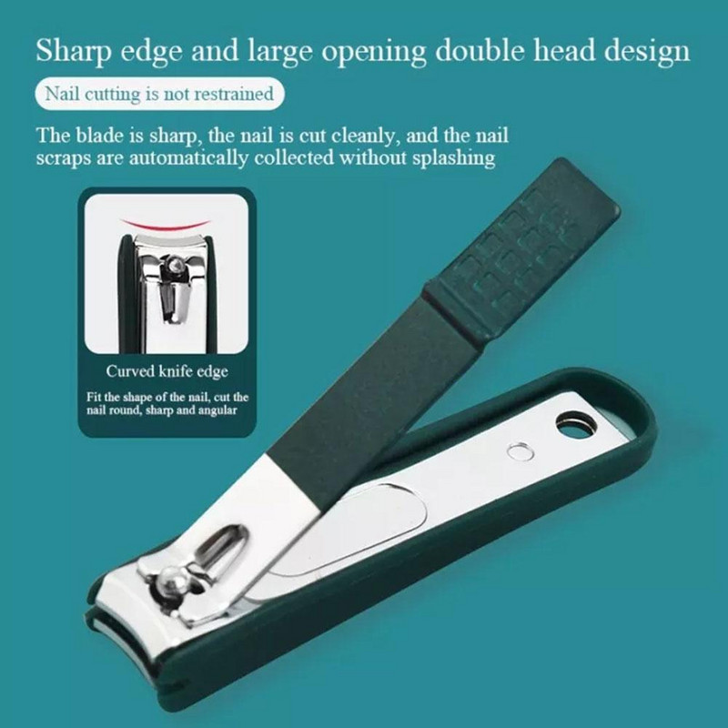 Set de unghii din Germania Dispozitive de tăiat unghii pentru acasă Dispozitive de tăiat unghii de la picioare din oțel inoxidabil Set de tăiat unghii pentru unghii Instrument de pedichiură
