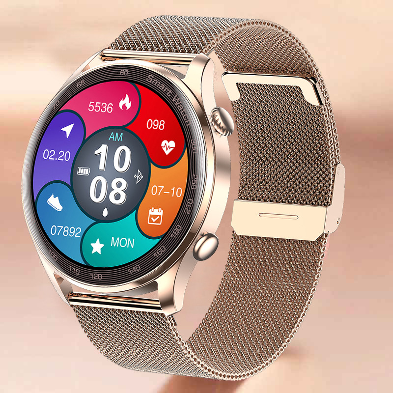 2023 Νέο Bluetooth Call Smart Watch Women Custom Dial Fitness Tracker 1,36" HD 390*390 Pixels Sport Αδιάβροχο Γυναικείο Smartwatch