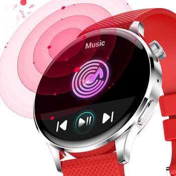 2022 Νέο έξυπνο ρολόι NFC, γυναικείο ανδρικό, Κλήση Bluetooth 1,19 ιντσών 320*320 HD Display Custom Dial Sport Fitness Tracker Smartwatch+Box